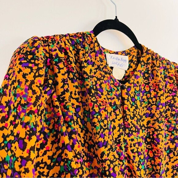 Vintage Leslie Fay for Lord & Taylor Union-Made Blouse - Made in USA - Picture 2 of 10